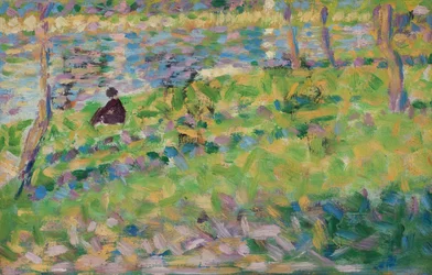 Landscape, Seated Man