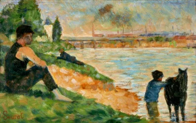 G. Seurat, Study for Bathing Place