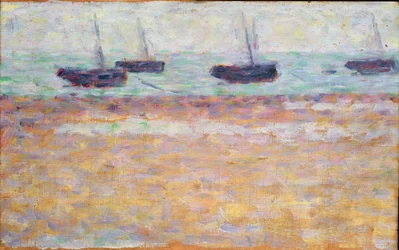 Harbor of Grandcamp (Four Boats)