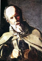 The Hurdy Gurdy Player with his Dog (detail)