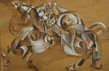 Lion Attacking a Horse
