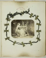 Untitled [woman spinning], 1855-1868