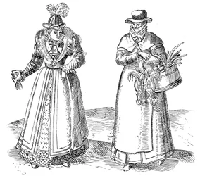 English Countrywoman with Lady of the Court