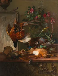 Still Life with Game and a Greek Stele: Allegory of Autumn