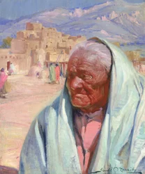 Antonio Concha, Old Man of Taos, 1924
