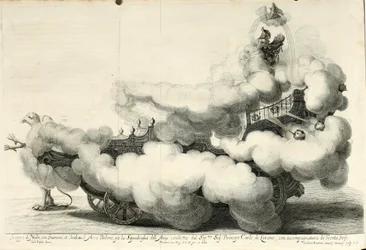 Sieg-Streit dess Lufft vnd Wassers. Freuden-Fest zu Pferd - The Chariot (1667)