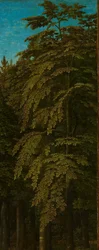 View in a Forest, outer right wing of a triptych