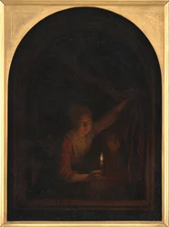 Girl with a Candle