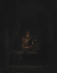 Girl with a Candle