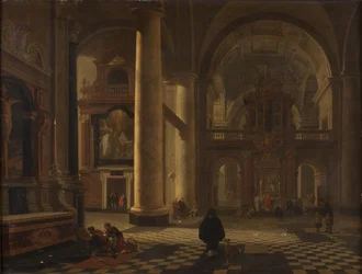 Interior of a Catholic Church