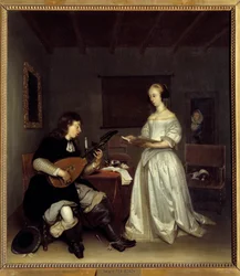 The Duo; Singer and Lute Player