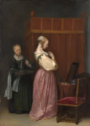 Young Woman at Her Toilet