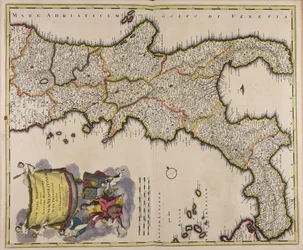 Southern Part of Italy, Now the Kingdom of Naples Divided into XII Provinces