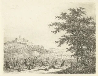 Cavalry Battle at Fort Königstein