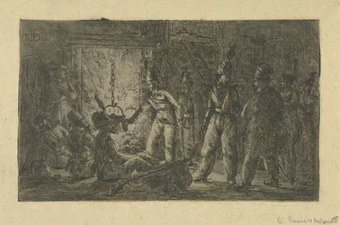 Soldiers by the Fire