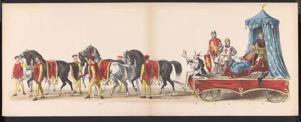 Masquerade of the Leiden Students, 1870 (Plate 3) (Costumed Parade Held by the Members of the Leiden Student Corps on June 7, 1870)