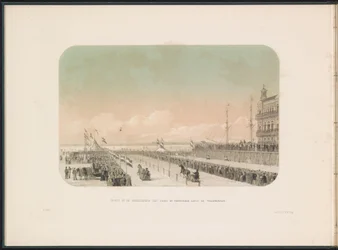 Sleigh Race on the Maas in Rotterdam, 1855