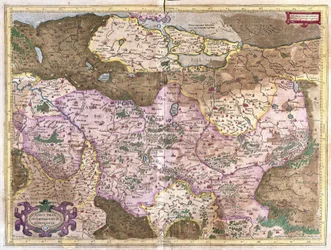 Brandenburg and Berlin, Germany (engraving)