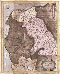 The coastline from Berck to Gravelines, Belgium (engraving)