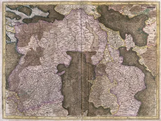 Untitled map of Brabant: Belgium and Netherlands