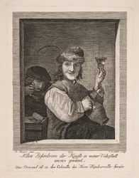 Peasant with Jug and Glass
