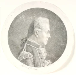 Portrait of Lars Benzelstjerne, Swedish Naval Officer (1759-1808). Bust. Profile to the Right