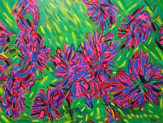 Abstract Imaginary Flowers