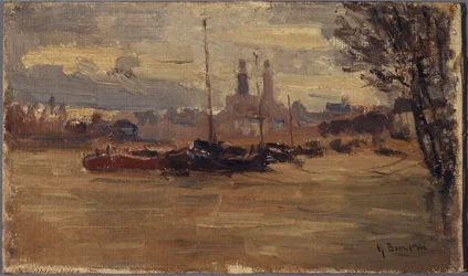 The Seine at Pont des Invalides (Floods of 1910)