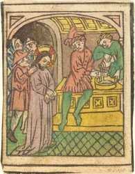 Pilate Washing His Hands (recto)