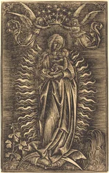 The Virgin Crowned by Two Angels