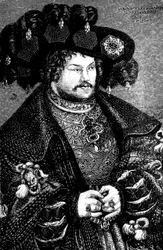 Portrait of Joachim I Nestor, Elector of Brandenburg (detail)