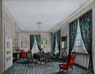 A Drawing Room Interior, c.1855