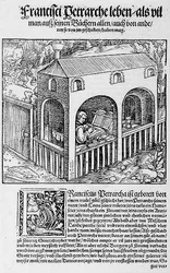 A Franciscan Monk Copying a Manuscript