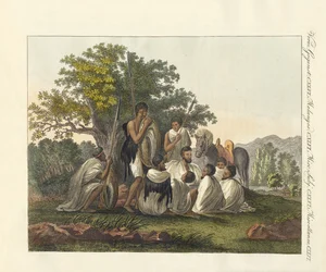Abyssinians resting during their trip