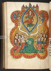 Add. 60629, f.103v The Ascension