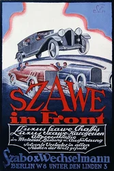 Advertisement for Szawe Motor Cars