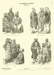 Afghan Costumes, 19th Century