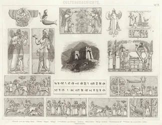 Ancient Assyria (Illustration for Bilder-Atlas)