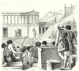 Ancient Greek Theatre (engraving)