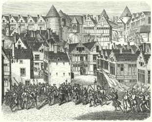 Antwerp at the time of the sack of the city by the Spanish, known as the Spanish Fury