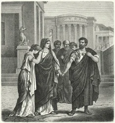 Atilius Regulus Preparing to Leave Rome to Return to Captivity in Carthage