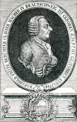 Barthold Fritz, engraved by J.C. Eberling