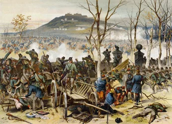 Battle of Mont Valerien, Franco-Prussian War, 19 January 1871