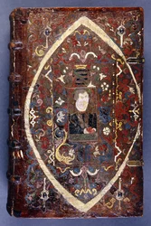 Book cover with a portrait of Martin Luther (1483-1546)