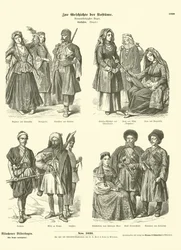 Caucasian Costumes, 19th Century