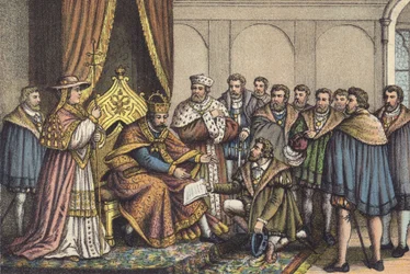 Christian Bayer reading the Augsburg Confession