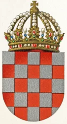 Coat of Arms of Croatia, c.1898