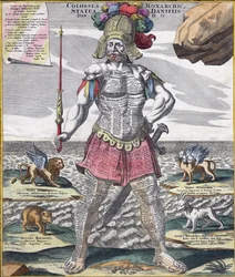 Colossal King Astride His Empire