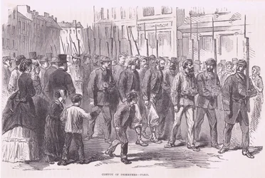 Convoy of deserters-Paris