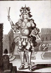 Costume for a Glassware and Crockery Dealer, Pub. by Gerard Valck, c.1690